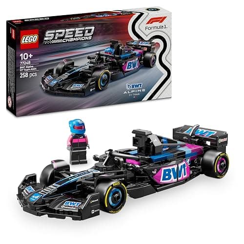 LEGO Speed Champions BWT Alpine F1 Team A524 Rennauto - Spielzeug mit Formel 1 Minifigur zum Sammeln - Geschenk für Jungen & Mädchen ab 10 Jahren und Erwachsene Motorsport Fans 77248 - Image 1