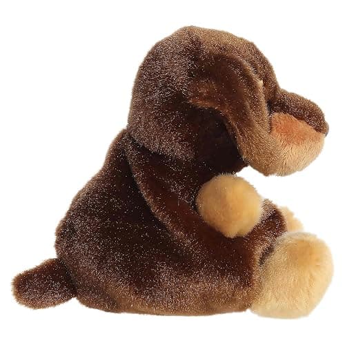 Aurora Palm Pals 4.5" Houdini Dachshund Adorable Plush | Bean-filled understuffed bodies with collectible personalities thumbnail 3