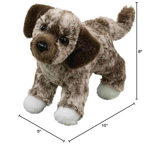 Douglas Spud Mixed Breed Mutt Dog Plush Stuffed Animal | 8 Inch Long thumbnail 2