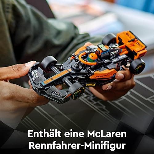 LEGO Speed Champions McLaren Formel 1 Rennwagen 2023, Spielzeug für Kinder ab 9 Jahren, Jungen und Mädchen, die gerne selbstständig Spielen, baubares Fahrzeugmodell, Kinderzimmer-Dekoration 76919 - Single thumbnail 8