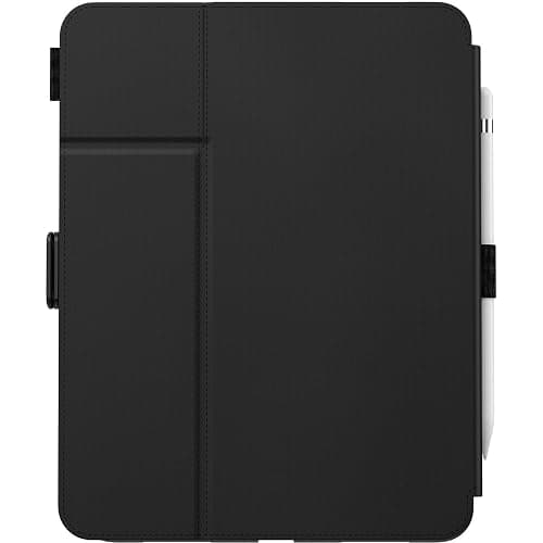 Speck Case for iPad Pro 10th Generation 10.9 Inch - Drop & Camera Protection, Slim Multi Range Stand, Apple Pencil Holder - Black/Black/White thumbnail 4