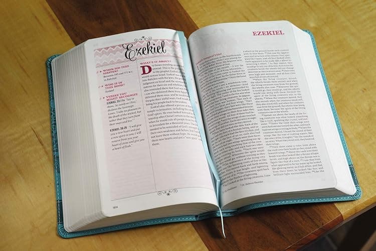 NIV, Bible for Teen Girls, Leathersoft, Blue: Growing in Faith, Hope, and Love – The Perfect Christian Faith Gift for Your Teenage Girl, Age 13-18 thumbnail 5