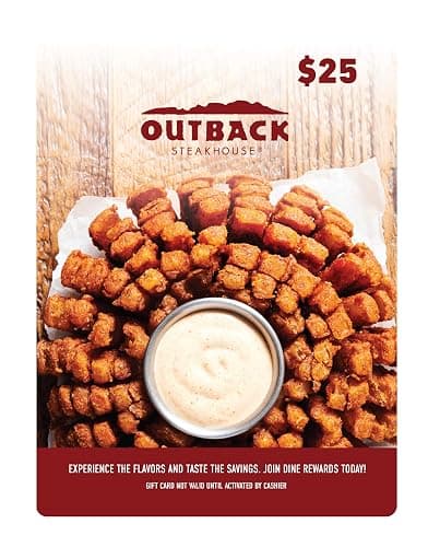 Outback Steakhouse Restaurant Gift Card $25 - Image 1