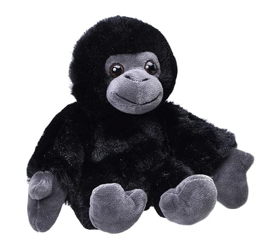 Wild Republic Gorilla Plush, Stuffed Animal Toy, Gifts for Kids, Hug’Ems 7" - Image 1