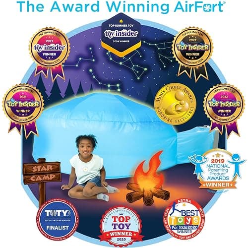 AirFort Inflatable Fort for Kids, Builds in 30 Sec, Play Tent Age 3+ (Constellation) thumbnail 6