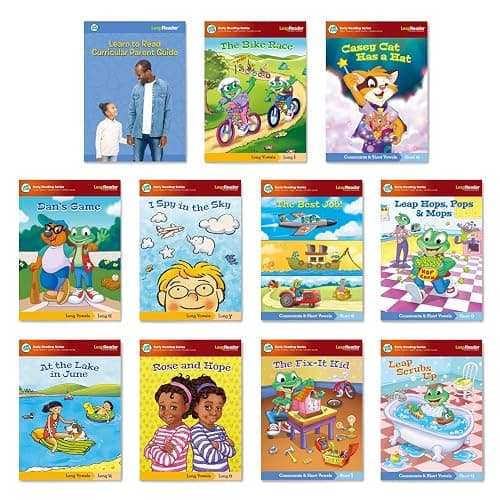 LeapFrog LeapReader System Learn-to-Read 10 Book Mega Pack, Pink thumbnail 6