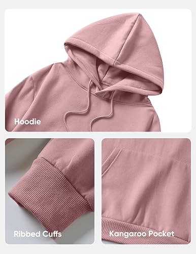 JMIERR Mens Casual Cotton Hooded Collar Drawstring Hoodies Pullover Sweatshirts Casual Long Sleeve Shirts thumbnail 7