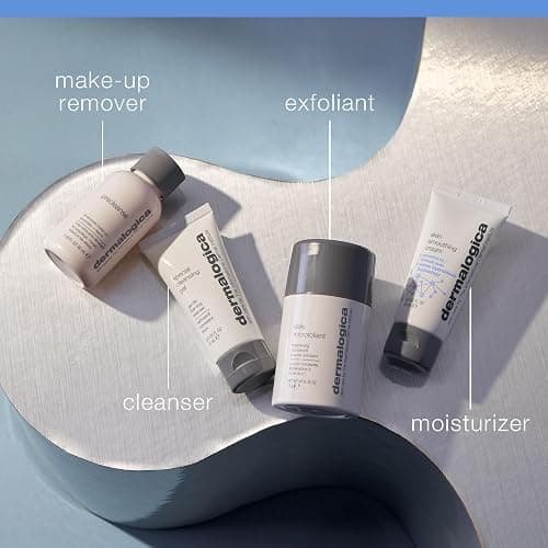 Dermalogica Discover Healthy Skin Kit - Includes: Precleanse, Face Wash, Face Exfoliator, & Moisturizer - Wash Away Impurities To Reveal Glowing Skin thumbnail 3