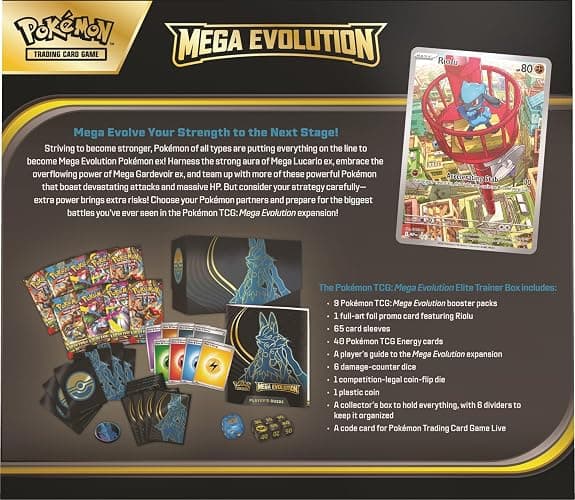 Pokemon TCG Mega Evolutions 1 Elite Trainer Box thumbnail 4