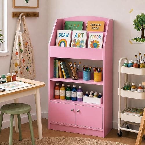 BEDROOM: Pink Book Shelf thumbnail 2