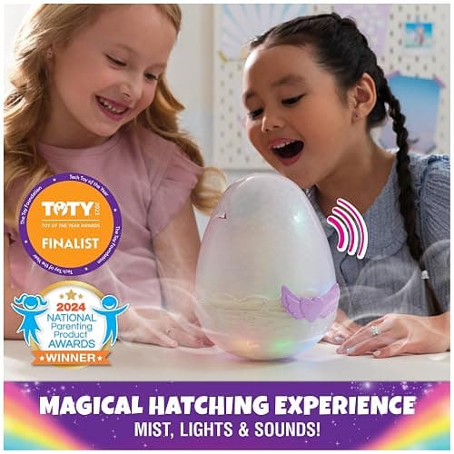 Hatchimals Alive, Mystery Hatch Pufficorn, Surprise Interactive Toy & Egg with Mist, Lights & Sounds (Styles May Vary), Kids Toys for Girls & Boys thumbnail 3