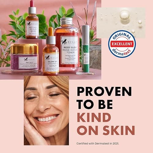 Eclat Skincare Rose Water Toner – Hydrating Toner for Face - Rosewater with Hyaluronic Acid & Aloe Vera - Alcohol Free & Skin Soothing Formula - Rejuvenating & Calming Facial Skin Care thumbnail 6