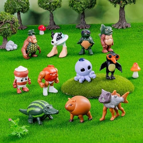 Nerfcareani 24PCS Brainrot Italian Memes Keychain Tung Tung Tung Sahur Keychain Tralalero Tralala Figurine Classroom Gifts Party Favors Boys Girls Easter Basket Stuffers Easter for Toddlers thumbnail 6