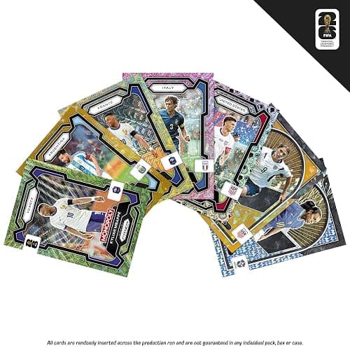 Monopoly Panini Prizm: FIFA World Cup Trading Cards Booster Box | Current Stars and Legends | 2+ Players, Ages 8+ | Gifts for Soccer Fans thumbnail 4