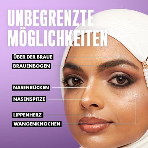 NYX Professional Makeup Schimmernder Highlighter Stift für das Gesicht, Für individuelle Looks, Intensive Farbe, Highlighter Pen mit pflegenden Ölen, Jumbo Highlighting Stick, Farbe: Vanilla Ice Cream thumbnail 3