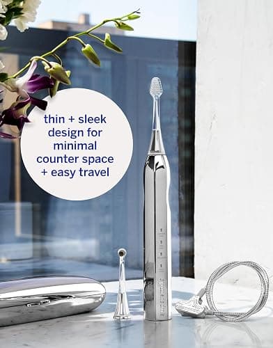 Supersmile Zina45™ Deluxe Sonic Pulse Toothbrush – Rechargeable Electric Brush with Angled Head & Travel Case – for Whiter Teeth and Healthier Gums thumbnail 3