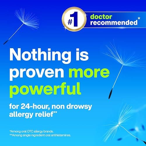 Claritin Allergy Medicine for Adults, 24-Hour Non-Drowsy Loratadine 10mg Pills, Antihistamine, 30 Tablets + 1ct On-The-Go Relief thumbnail 3