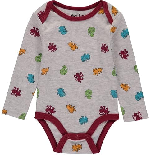 Harry Potter Baby Boys Clothing 3-Piece Set with Baby Bodysuit, Pants, and Fleece Vest - Baby Boy Clothes thumbnail 3