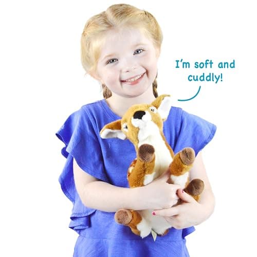 TigerHart Debbie The Baby Deer - 10 Inch Fawn Stuffed Animal Plush thumbnail 3