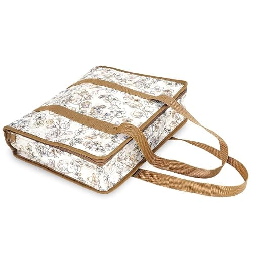 Dritz All-Purpose Project Organizer Bag, Soft Beige Floral thumbnail 2