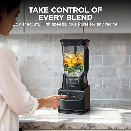 Ninja UltraCrush Professional Blender | 1000W Power, XL 72-oz.* Pitcher | Total Crushing Technology | 3 Manual Speeds for Smoothies, Sauces & More | Full-Size Countertop | Black | BP201 (2026) thumbnail 7