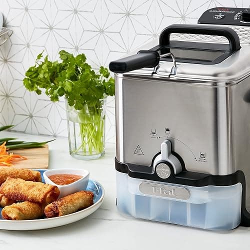 T-fal 3.5L Stainless Steel Deep Fryer with Basket for Home Use, 1700W, Deep Fryer with Oil Filtration, Temp Control, Digital Timer thumbnail 12