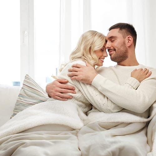 Bedsure GentleSoft Sherpa Fleece Throw Blanket Twin Size for Couch - Thick and Warm Throw for Women and Men, Soft Fuzzy Plush Twin Blanket for Winter, Linen, 60x80 Inches thumbnail 7