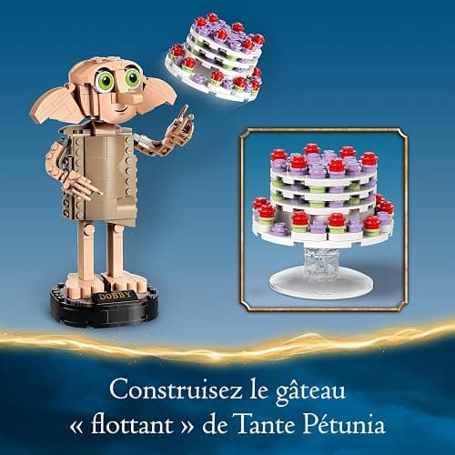 Lego Harry Potter Dobby The House Elf Set - Easter Gifts for Children and All Fans from 8 Years - Movable Iconic Figure - Toy - Bedroom Accessory & Decoration - Character Collection - 76421 thumbnail 7