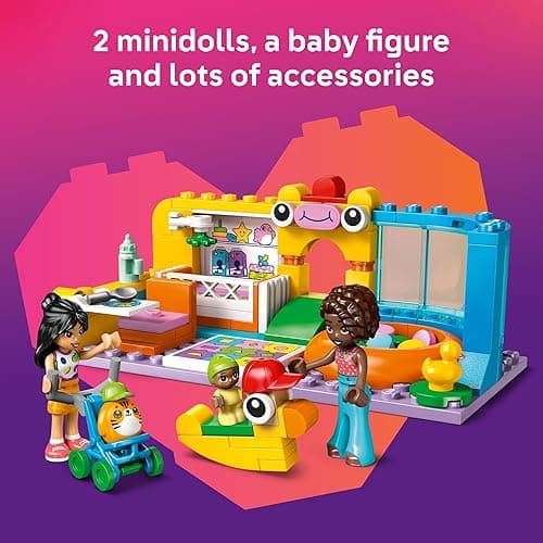 LEGO Friends Aliya's Baby Sister's Playroom Building Toy - Pretend Play Set for Kids, Girls and Boys, Ages 6+ - with 2 Minidolls, Baby Figure, and Stroller - Gift Idea for Birthdays - 42645 thumbnail 5