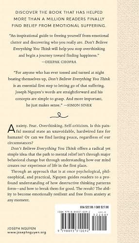 Don't Believe Everything You Think (Expanded Edition): Why Your Thinking Is The Beginning & End Of Suffering (Books By Joseph Nguyen) thumbnail 2