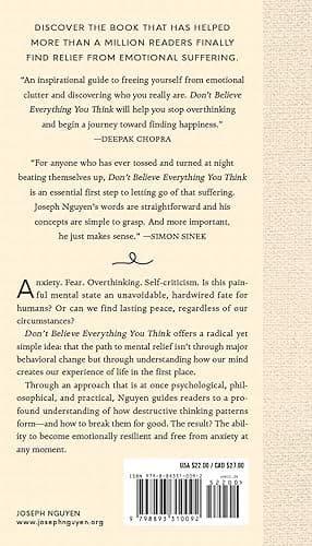 Don't Believe Everything You Think (Expanded Edition) by Joseph Nguyen (Hardcover) thumbnail 3