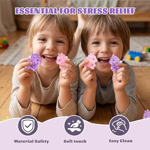 6PCS Unicorn Squishy Toys,Unicorn Stress Relief Toy for Adult/Kids,Autism & Anxiety Relief,Perfect Squeeze Toys Birthday Gift and Fun Party Favor thumbnail 4