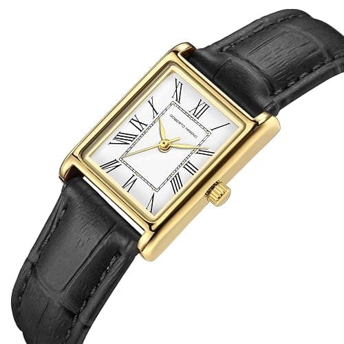 Roberto Marino RM1702 Women’s Watch – Japanese Quartz, Leather Strap, 3 ATM Water Resistant, Vintage Dress Style thumbnail 2
