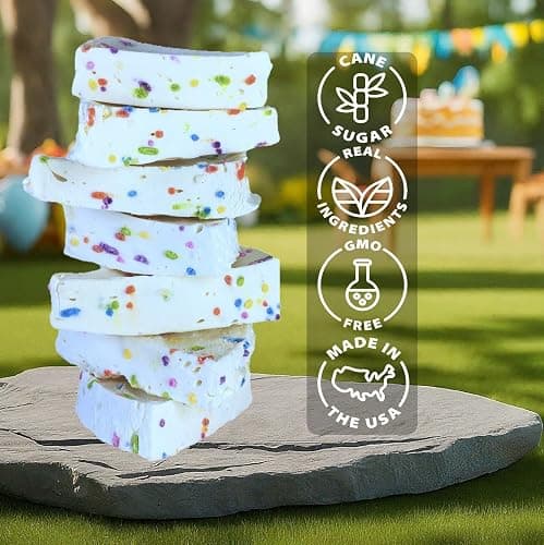 Freeze Dried Ice Cream - Birthday Cake Ice Cream That Doesn’t Melt - Crunchy Creamy Snack with Clean Ingredients - Shelf-Stable Party Snack - Rocky Mountain Freeze Dry (1 OZ, Birthday Cake) thumbnail 4
