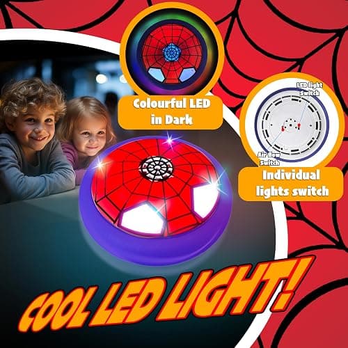 Soccer Toys for Boys 4-6 Hover Soccer Ball Indoor Gifts for Boys Kids Toys Birthday Gifts for 4 5 6 7 8 9 10 Year Old Boy Air Floating Soccer Toy with LED Lights Foam Bumper thumbnail 2