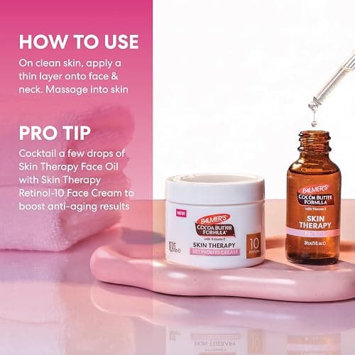 Palmer's Cocoa Butter Formula Moisturizing Skin Therapy Oil for Face with Vitamin E, C & 10 Pure Facial Oils Blend, Rosehip Oil Fragrance, 1 Ounce thumbnail 8