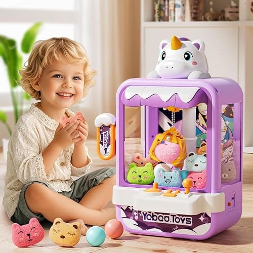 Vanvimen Claw Machine for Kids Girl, Vending Machines Toys for Girls 4 5 6 7 8, Unicorns Girls Toys Age 6-8, Arcades Game Party Toy Age 6-7,Ideas Christmas Birthday Gifts for Girl 4 5 6 Year Old thumbnail 2