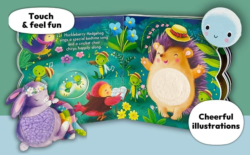 Touch and Feel: Good Night, Cuddlebug Lane: Baby & Toddler Sensory Board Book thumbnail 3