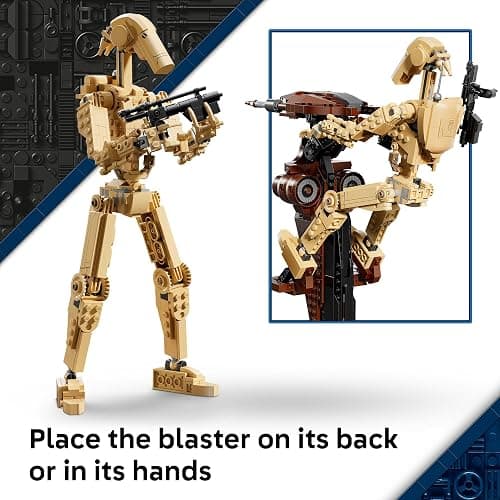 LEGO Star Wars: The Phantom Menace Battle Droid with STAP - Building & Learning Toy for Boys & Girls, Ages 12+ - Star Wars Toy & Model Kit - Gift for Christmas - 75428 thumbnail 5