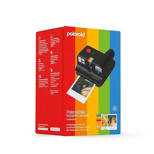 Polaroid Go Generation 2 - Mini Instant Camera + Film Bundle (16 Photos Included) - Black (6280) thumbnail 2