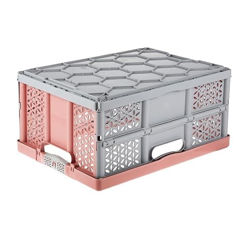 keeeper Stabile Profi-Klappbox mit Soft-Touch Griffen, 48,5 x 35 x 23,5 cm, 32 l, Lea, Nordic Red - Nordic Red - Einzelartikel thumbnail 4