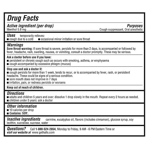 Halls Cough and Throat Relief Cherry Cough Drops, Bulk Pack, 140 Drops thumbnail 6