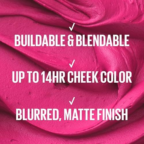 Maybelline Cloudtopia Blush for Cheeks and Lip Mousse, Ultra-Vivid, Pigmented Formula for Up to 14HR of Blush and Lip Makeup Color, Moonlit Rose, 1 Count thumbnail 7
