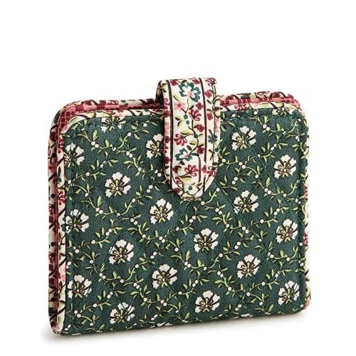 Small Tab Wallet in Mistletoe Lattice - Image 1