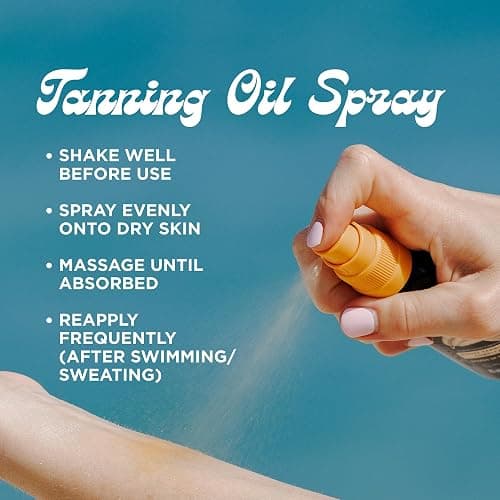 Carroten Intensive Tanning Oil Spray | Browning Tan Accelerator | Vitamin E and Carrot & Coconut Oils | Water-Resistant, Silky Hydration | Coconut Fragrance | Made in Greece | 6.7 oz thumbnail 2