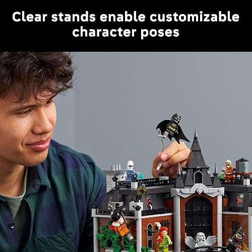 LEGO DC Batman Arkham Asylum 76300 | Building Sets for Adults, Ages 18+, Collectible Model for Display, 16 Batman Minifigures, 2953 Pieces, Gift for DC Fans thumbnail 6