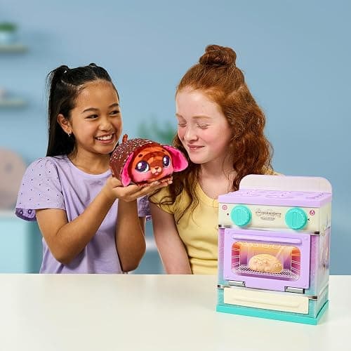 The Cookeez Makery Lil' Bakez Multi Pet Playset, Comes to Mix & Make 3 Bakes, Includes 3 Non-Electric Scented Plush Pets, Ingredients, Accessories, & Apron- Amazon Exclusive thumbnail 4