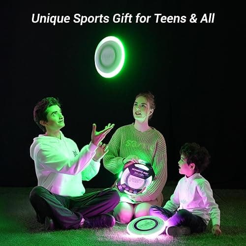 TOSY Flying Disc - 108 RGB Multicolor or 36 Monocolor LEDs, Super Bright, Smart Modes, Easter Basket Stuffers Gift, Camping Toy for Kid/Teen/Adult, Auto Light Up, Rechargeable, Waterproof, 175g thumbnail 6