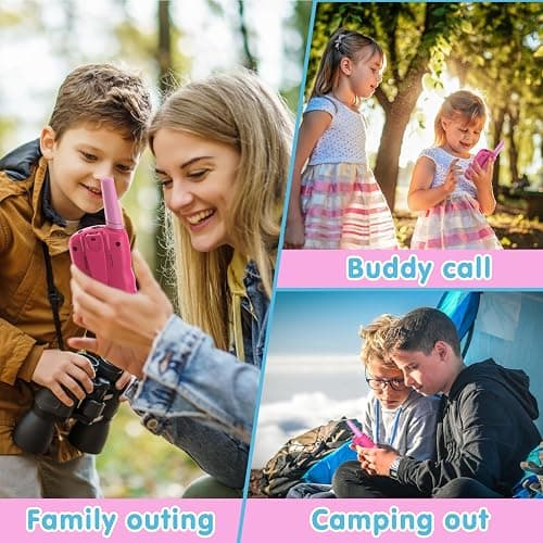 Selieve Toys for 3-12 Year Old Girls Boys, Walkie Talkies for Kids 22 Channels 2 Way Radio Toy with Backlit LCD Flashlight, 3 Miles Range for Outside, Camping, Hiking thumbnail 4