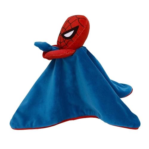 Marvel Spiderman Blue and Red Super Soft Security Baby Blanket thumbnail 4